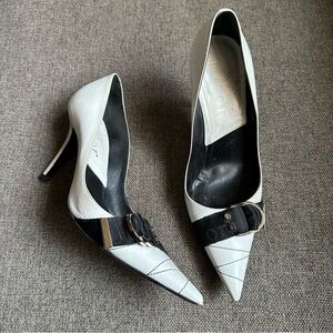 Vintage Dior white heels